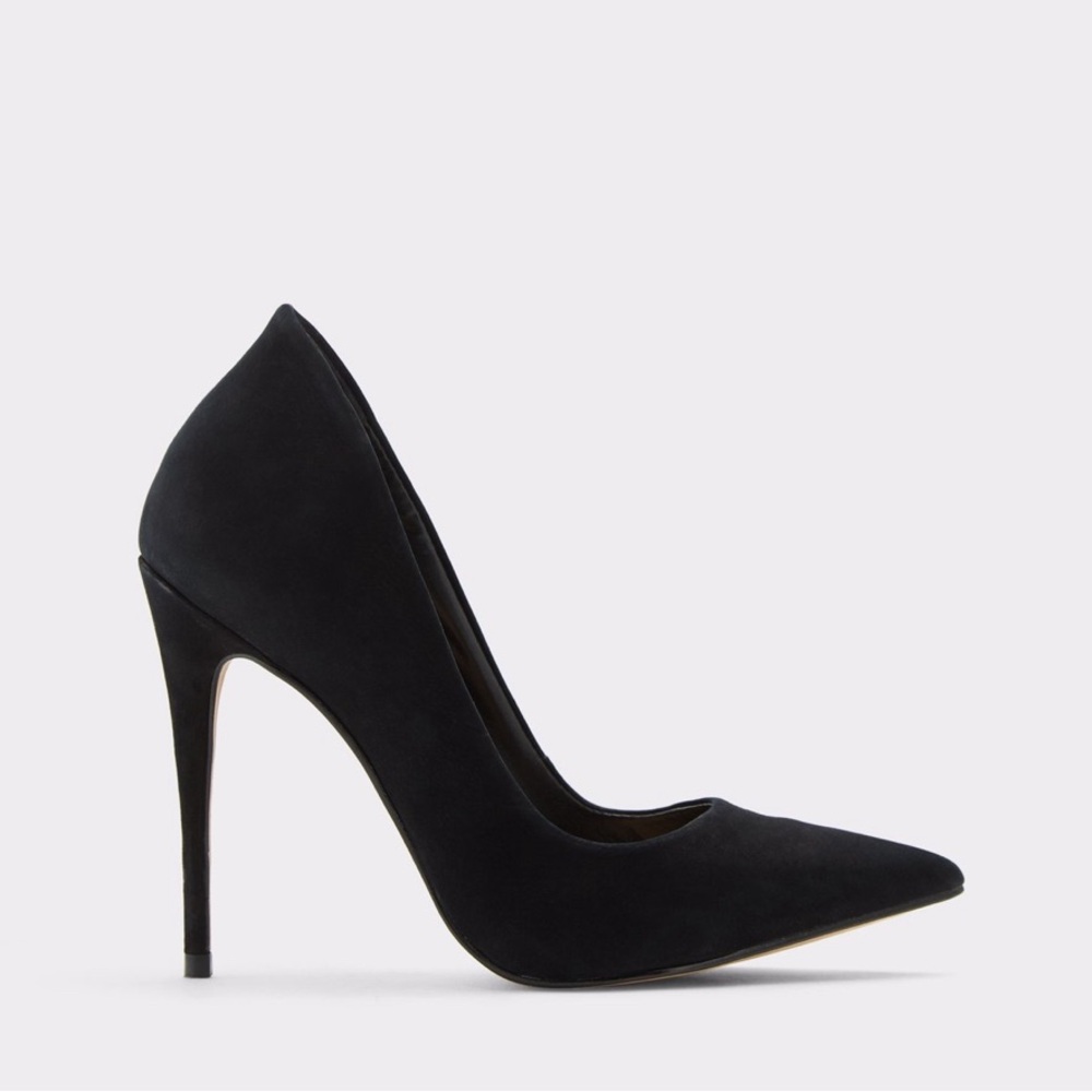 Aldo Cassedy, size 10, black stiletto heel 4.25”